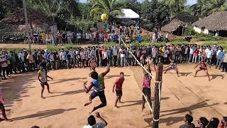 thurram Naveen vs karavaka raju first set win by Naveen big match 🏐 [upl. by Kara276]