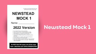 Newstead Mock 1 [upl. by Liebowitz60]