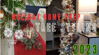 Holiday Home Prep  Christmas Trees Install  Selfcare Christmas diy athome [upl. by Airbas]