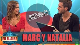 Natalia Sánchez y Marc Clotet juegan a Amantes En el aire [upl. by Remle]