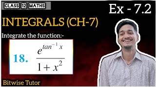 Q18  Integrate e power tan inverse x by 1  x square [upl. by Gad955]