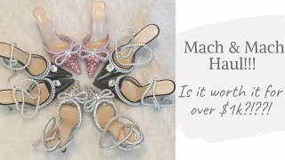 Unboxing video  Mach and Mach lace double bow heels [upl. by Babbette]