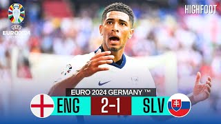 England vs Slovakia 21  ALL GOALS amp Highlights  EURO 2024 [upl. by Chandal]