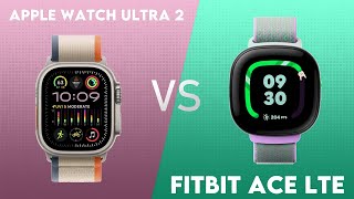 Apple Watch Ultra 2 vs Fitbit Ace LTE Comparison [upl. by Viddah]