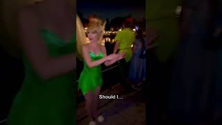 Tinkerbell still jealous of Wendy tinkerbell disneyworldresort peterpan disneycharacter disney [upl. by Aborn935]