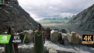 4K LotR Conquest Reimagined looks absolutely stunning on RTX 4090 in Unreal Engine 5 good ending [upl. by Neelyahs]