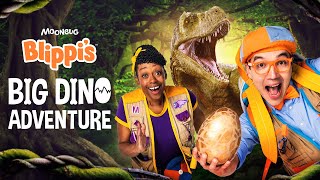 Blippis Big Dino Adventure Full Dinosaur MOVIE with Blippi and Meekah [upl. by Ybur]