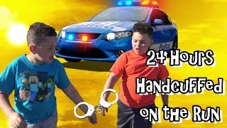 24 HOURS HANDCUFFED ON THE RUN POLICE CHASE 2 SUSPECTS [upl. by Haas]