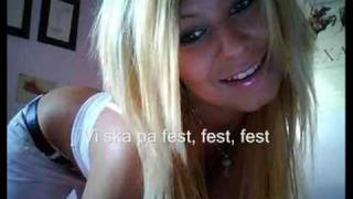 Sommar pojkarna  Vi ska på fest Lyrics [upl. by Sankaran]