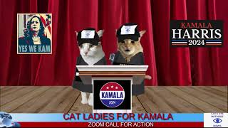 CEWN CAT LADIES FOR KAMALA OPENING ADDRESS [upl. by Couhp]