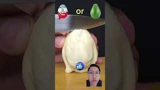 Chocolate or avocado⁉️ food shorts youtubeshorts [upl. by Drawoh735]