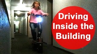 MACH1 Electric Scooter 1000W 48V  First Run Inside the Building [upl. by Ethelred931]