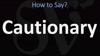 How to Pronounce Cautionary CORRECTLY [upl. by Cirek]