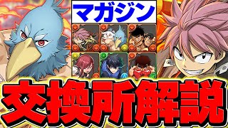 マガジンコラボ全キャラ交換所解説！これ見ればOK迷ってる人向け解説！【パズドラ】 [upl. by Hayes]