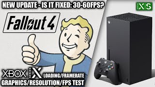 Fallout 4 Next Gen Update 2 FIXED  Xbox Series X Gameplay  FPS Test [upl. by Eirtemed]