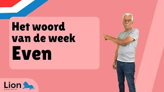 Het woord van de week even [upl. by Matty13]