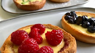 Custard Yogurt Toast TikTok  5 Tips to Go Next Level  Doug Cooking [upl. by Niveek131]