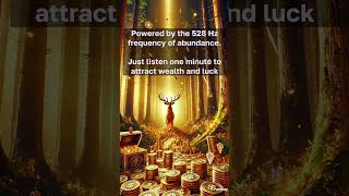 Manifest Wealth and Luck in 1 Minute  Powerful 528Hz Frequency abundance abundancemagic [upl. by Dyer]