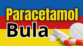 Paracetamol indicações e contra indicações efeitos colaterais BULA [upl. by Sillsby]