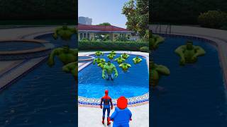 HULK KILL 🤬 SPIDERMAN FAMILY😭 A3A5A6A7J2J5 J7S5S6S7gtav spidermangtav shrots [upl. by Aldus]