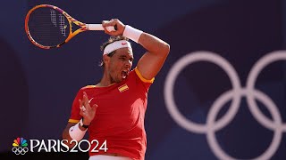 Tennis Breakdown Gauff Nadal and MurrayEvans highlight Day 2 wins  Paris Olympics  NBC Sports [upl. by Enelez335]