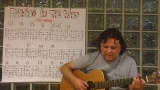 Fingerstyle Guitar Lesson 33 BLOWING IN THE WIND Bob Dylan [upl. by Veleda507]