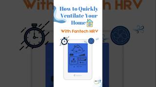 How to quickly ventilate your home with Fantech HRV fantech hrv [upl. by Mlohsihc]