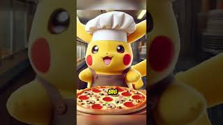 Pikachu and Mickey Mouses and their big Pizza😱🍕 [upl. by Pears]