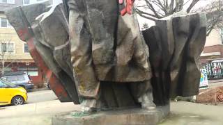 statue of lenin in seattle [upl. by Ahsiuqel]