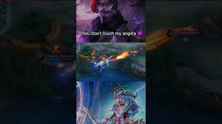 Chuo  dont touch my angela 👿 mobilelegends mlbb [upl. by Daas24]