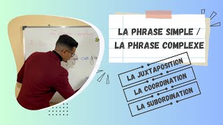 ✅La phrase simplela phrase complexe la juxtaposition la coordination et la subordination ✅1BAC [upl. by Uzzia]