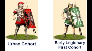 Rome Total War 1vs1 Urban Cohort vs Early Legionary First Cohort [upl. by Ikuy]