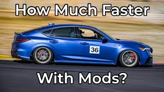 Modified Integra Type S  How Much Faster Around Laguna Seca [upl. by Novyat]