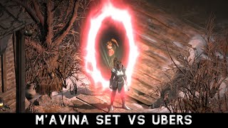 D2R MAvina Set vs Ubers [upl. by Idalia]