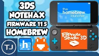 NEW How To Homebrew 3DS 115 Notehax Flipnote Exploit 2017 [upl. by Horwath688]