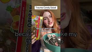 Trauma Candy Salad it just gets worse haleyfrosenthal shorts music storytime singer trauma [upl. by Abram20]