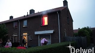 03062014 Slaapkamer in brand Zeestraat Harderwijk [upl. by Gilletta]