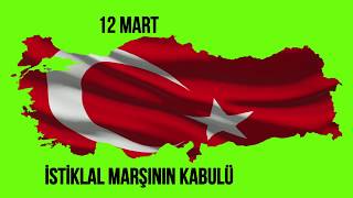 İSTİKLALMARŞI 12MART İSTİKLAL MARŞI İLK İKİ KITASI 12 MART PROGRAMI [upl. by Polish982]