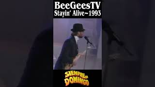 Bee Gees TV “Stayin’ Alive” 1993 Siempre en Domingo [upl. by Bonaparte106]