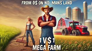 From 0 on NO MANS LAND to a MEGA FARM 🚜💰 1 vs 1 [upl. by Necaj]