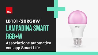 Come associare automaticamente una lampadina Alpha Smart all’app Smart Life  LB13120RGBW [upl. by Inahs]