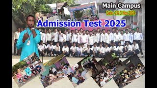 Admission Test 2025 II Main Campus II [upl. by Trofmoc]