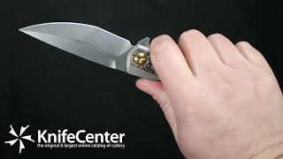 Kansept Knives Kratos Frame Lock Flipper Knife [upl. by Llenwahs]