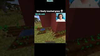 Minecraft Touch Grass Moment [upl. by Klecka]