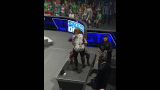 Bayley To Belly Through The Table WWE 2K23 wwegames [upl. by Eelitan]