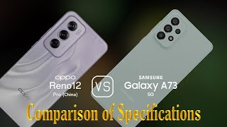 Oppo Reno12 Pro China vs Samsung Galaxy A73 5G A Comparison of Specifications [upl. by Aidan]