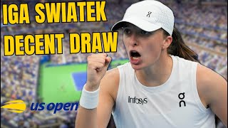 Iga Swiatek  Decent Draw at 2024 US Open [upl. by Pudendas]