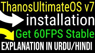 PhoenixOS Thanos Ultimate OS v6 64BIT installation Explanation URDUHindi Get stable 60FPS [upl. by Ahsatsana]