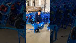 Part 42 Wheelbarrow electric trolley kola salad grain good helper in the construction industry [upl. by Ymer203]