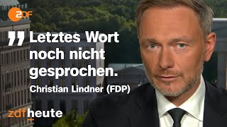 Lindner Wie es um die Kindergrundsicherung und das Elterngeld steht  ZDF heute journal [upl. by Gnov726]